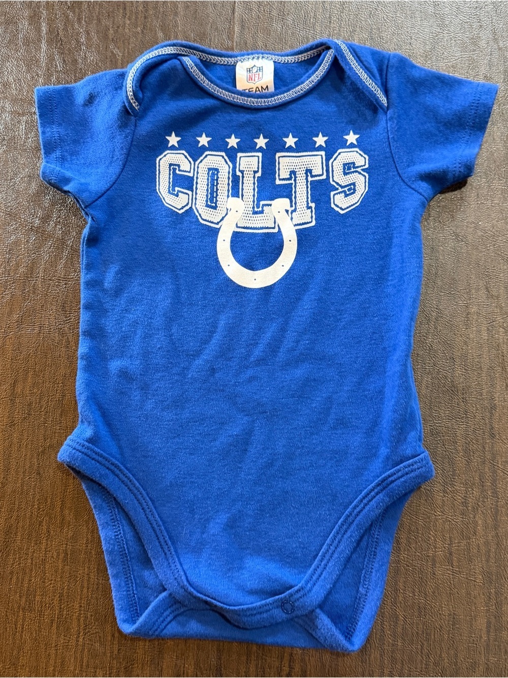 NFL Team Indianapolis Colts Onesie Sz 3-6M